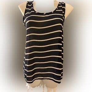 Le Lis Monochrome Striped Top Medium